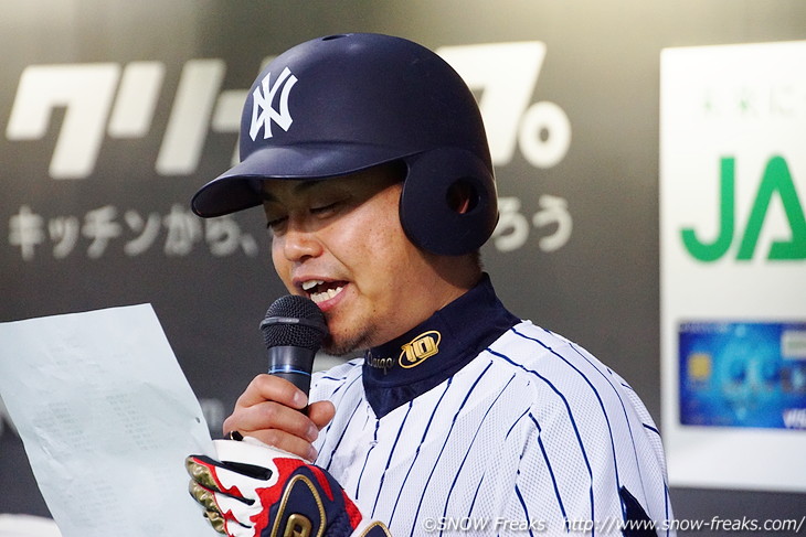 井山敬介さん率いる野球チーム「NEW WALK YANKEES」 vs Brain presents タマキちゃんを応援しよう!!チャリティーゲーム in 札幌ドーム